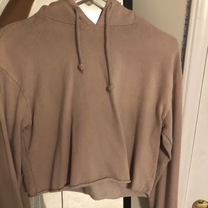 crop top hoodie